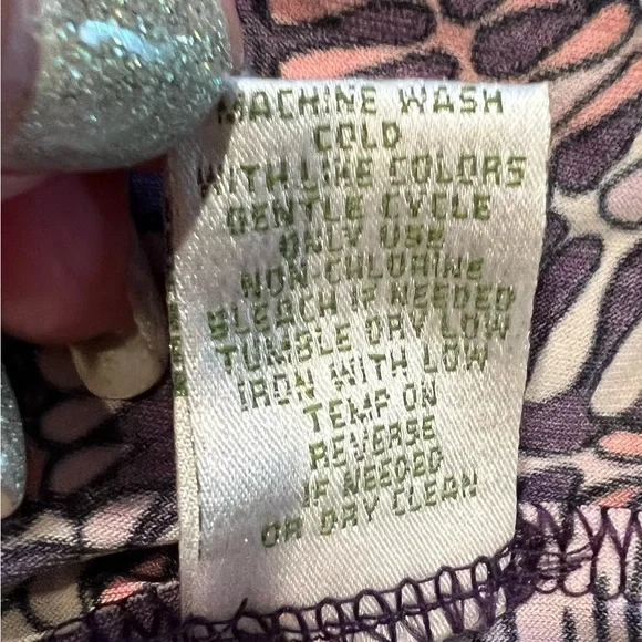 Donna Morgan Purple Floral Dress size 12 - Picture 8 of 8